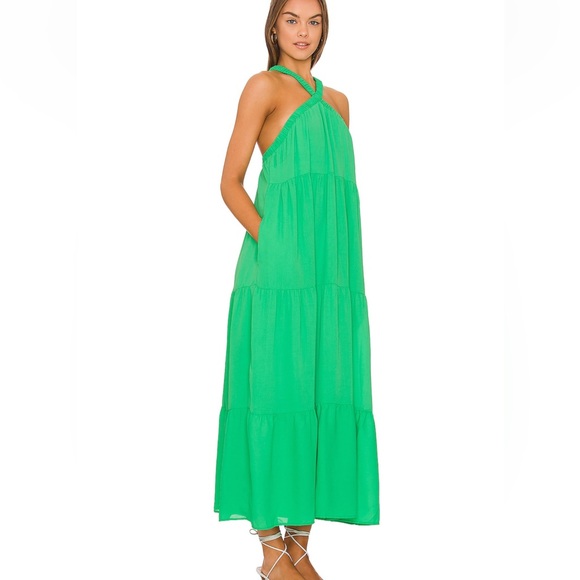 Show Me Your MuMu Green Midi Dress - Picture 2 of 6